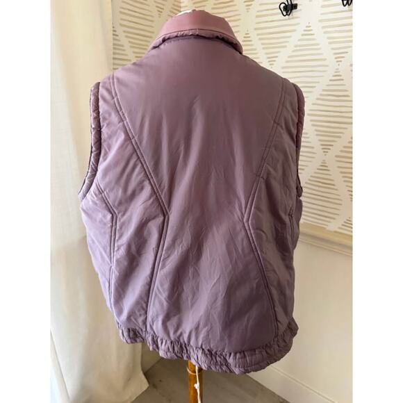 Current Seen Large/XL Vintage Quilted Convertible Puffer Jacket Coat Vest - Picture 8 of 10
